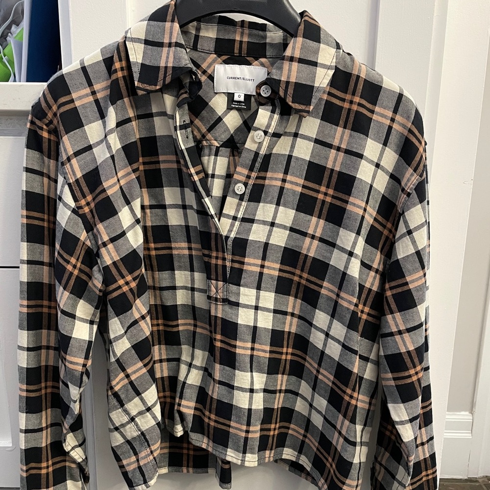 Current Elliot plaid shirt